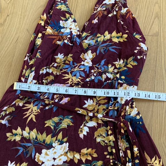 NWOT Jessica Simpson M Maternity Floral Maxi Dress long sleeve - Picture 6 of 9